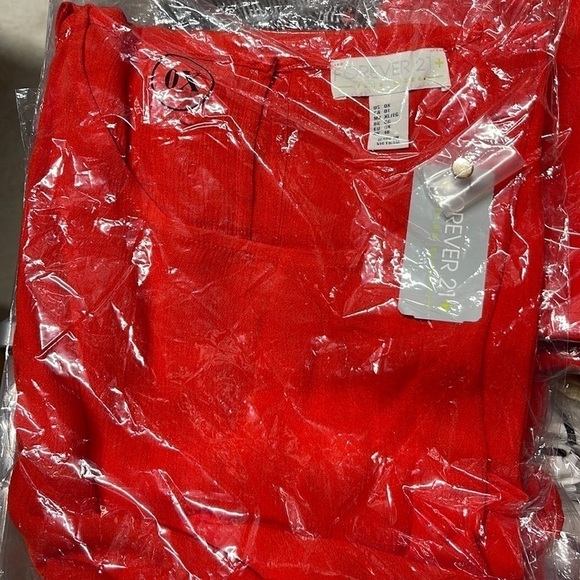 FOREVER 21 Plus Size Tomato Sleeveless Shift Dress. Size OX 1X 2X 3X. P - Picture 5 of 5